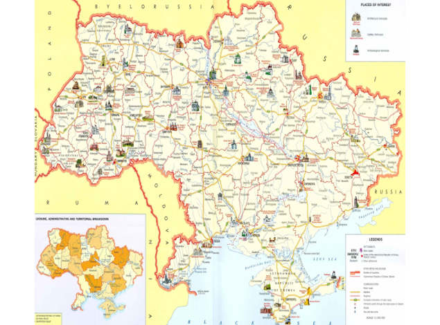 Ukraine Map