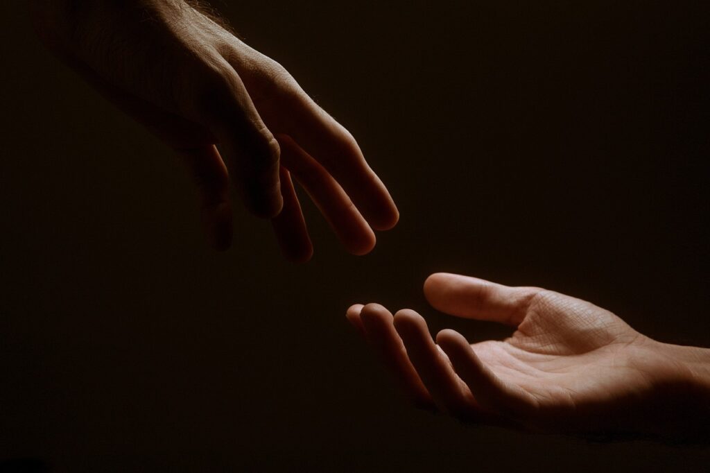 Hands Outstretched